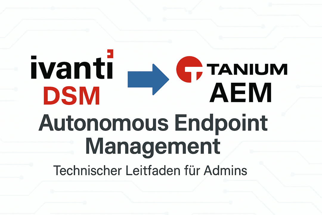 Illustration: Migration von Ivanti DSM zu Tanium AEM